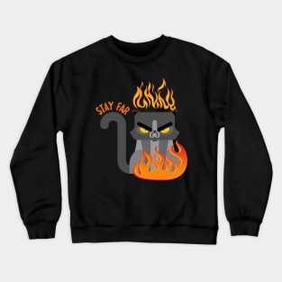 Stay Far (Angry Cat) Crewneck Sweatshirt